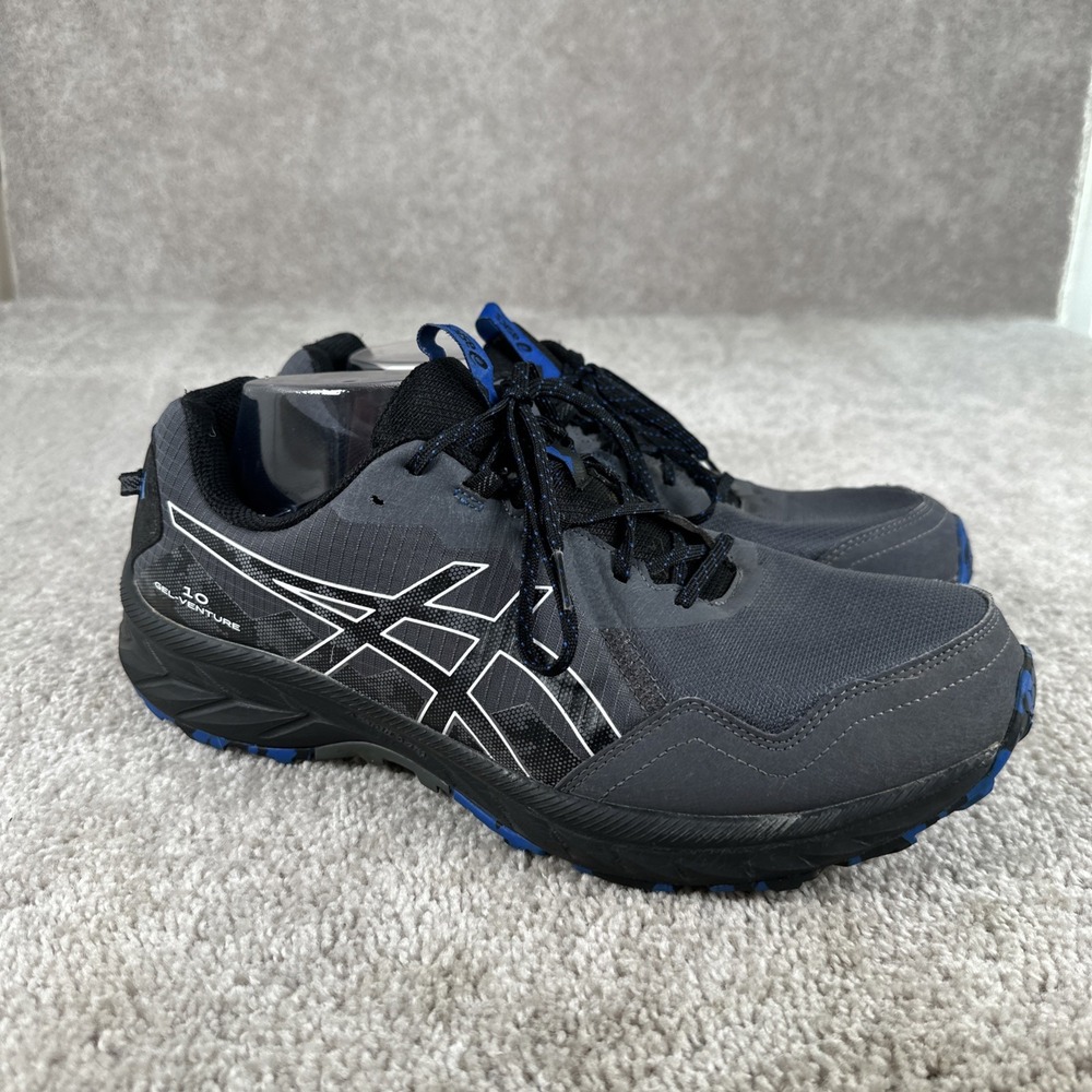 Asics GEL-Venture 10 Trail Running Shoes Mens 13 Gray Hiking Sneaker 1011B966